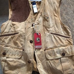 Brand new Polo Ralph Lauren suede vest.
